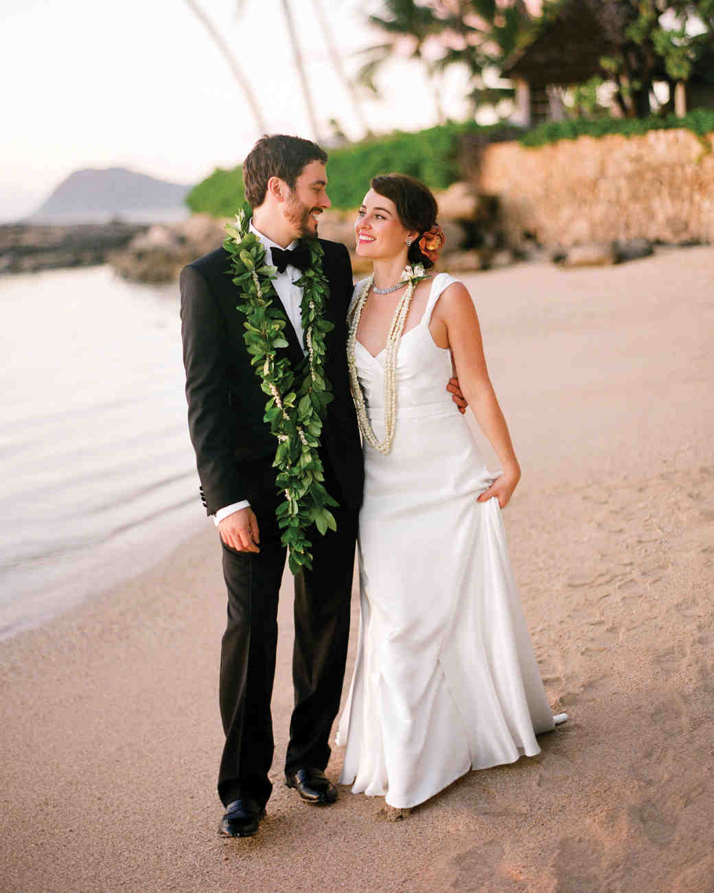 Hawaiian Wedding Dress Bridal Party